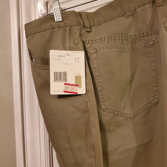 Liz Claiborne Khaki Jeans Size 12 - Picture 3 of 5
